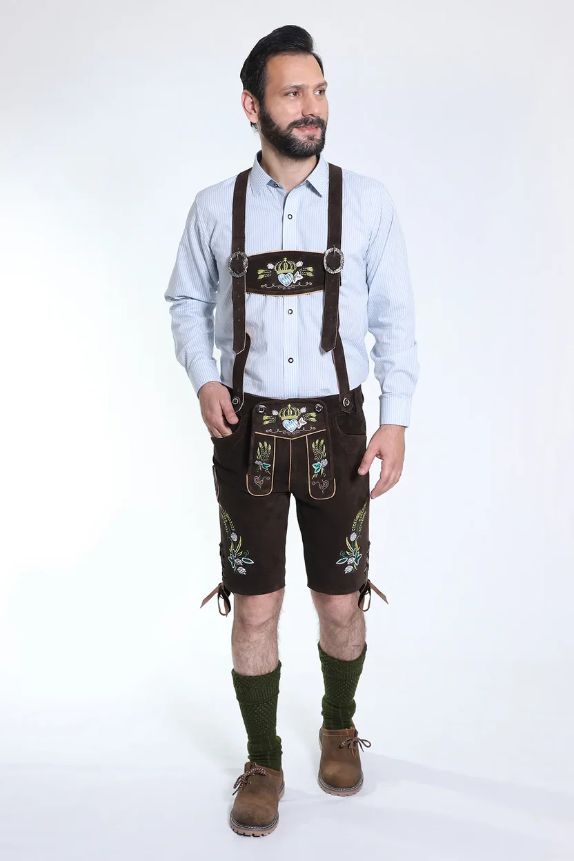 Bavarian Herren Lederhosen Dark brown.webp Bavarian Herren Lederhosen Dark brown.webp