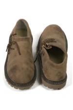 Mens Lederhosen Luxe Bavarian Brown Shoes 1.webp