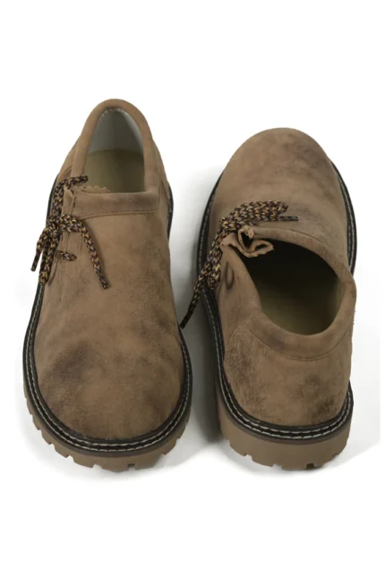 Mens Lederhosen Luxe Bavarian Brown Shoes 1.webp