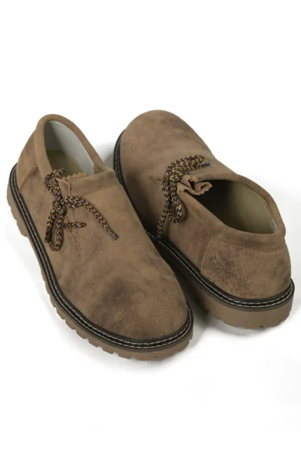 Mens Lederhosen Luxe Bavarian Brown Shoes g.webp