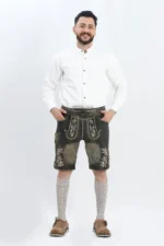 Premium German Lederhosen Men Black Rust.webp