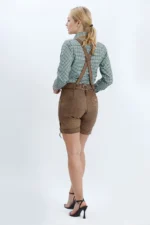 Women Oktoberfest Shirt Green Checkered g.webp